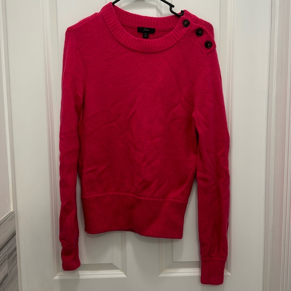 J. Crew Red Crewneck Sweater - Size S